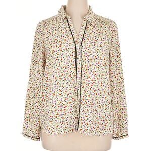 Zara Size XL Long sleeve floral blouse